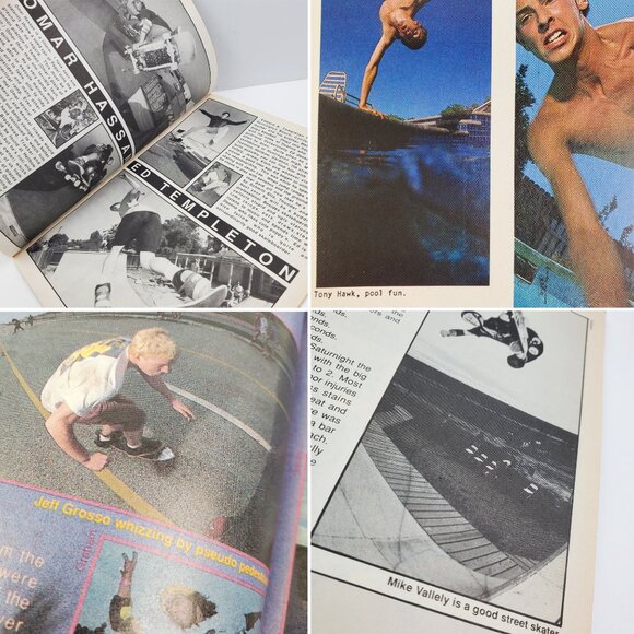 Poweredge Magazine VTG 1990 Skateboarding Hawk Templeton Vallely Bad Religion - Picture 7 of 10